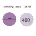 thumbnail image 2 of Unique Bargains 25 Pack 1-Inch Purple Sanding Discs 400 Grits Hook & Loop Professional Aluminum Oxide Sandpaper Mini Size, 2 of 5