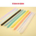 thumbnail image 4 of KW-trio Plastic Loose Leaf Binders, ABS, Ring Binding Spines, with 30-Hole Design, Assorted Colors, 10 Count, 4 of 8