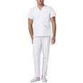 thumbnail image 2 of Adar Mens Medical Scrubs Set Medical Uniforms - Roomy Fit (30 Colors), 2 of 7