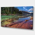 thumbnail image 2 of Belle Vue du Lac de Montagne - Impression sur Toile Paysage Extra Large, 2 of 4