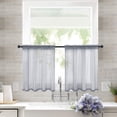 thumbnail image 1 of Solid Colour Short Curtains Curtains Semi Kitchen Bathroom Thin Curtains Home Curtains, 1 of 4