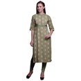 thumbnail image 1 of Bimba Kurta Santoon en Viscose Tunique d'Été Imprimée Kurtis Droite pour Femmes, 1 of 5