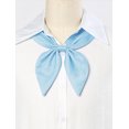 thumbnail image 2 of INSPIRE CHIC Robe de Marin pour Femme Pré-Nouée avec Nœud Papillon Nœud Papillon Déco Bleu Taille Unique, 2 of 5