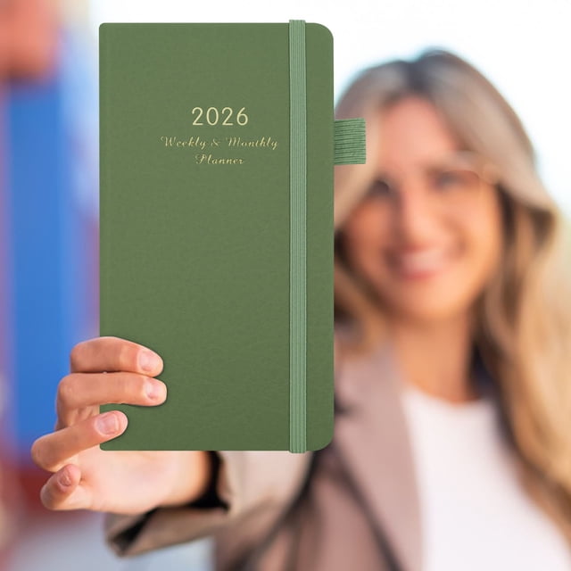Dvkptbk Diary Diary with Elastic Bands Plan for 2026 Bound Book Diary