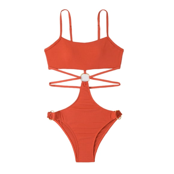 maskred Soft And Breathable Swimsuit Sexy Swimwear For Hot Days Multiple Sizes Available Monokini Swimwear Red XL