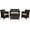 Mix Brown, variant on Costway 4PCS Rattan Patio Furniture Set Cushioned Sofa Chair Coffee Table Garden