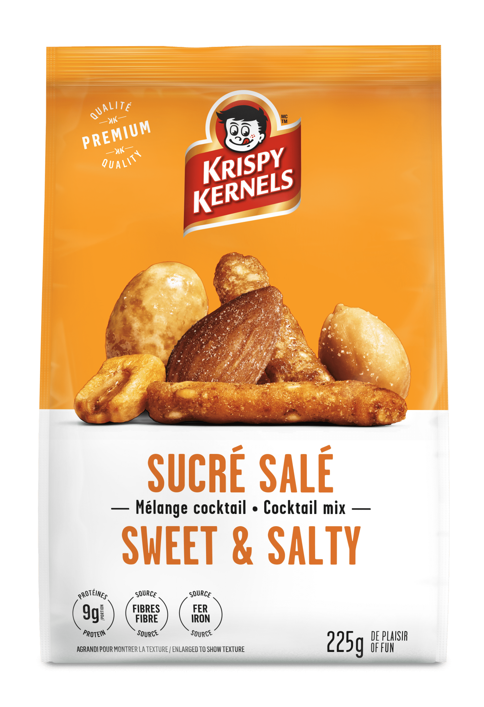 Krispy Kernels Mélange cocktail sucré salé 225g