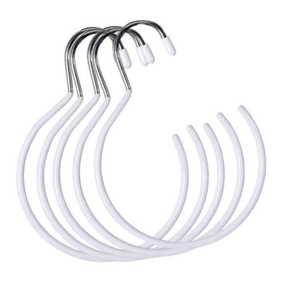 Multifunctional Scarf Holder Non-Slip Shawl Tie Storage Hanger Closet Ring Hook