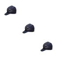 thumbnail image 4 of Wweixi Warm Up In Style With Fashionable Wool Cap For Cold Weather Knitted Hats Knitted Caps Funny Hat Wool Hat Ear Protectors dark grey 3Set, 4 of 6