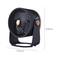 thumbnail image 2 of TopLLC Table Fan Hanging Fan-use USB Desk Fan, Fan Portable, 3Speeds Desktop Table Fan, Plug In Power Fan, Rotation Strong Wind, Quiet Personal Small Fan For Home, 2 of 8