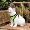 thumbnail image 4 of Cat Walking Chest Strap Drawstring Nylon Material Escape Proof Adjustable Soft Mesh Reflective Strip for Small Cats Puppies Medium Sized Cats, 4 of 4