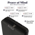 thumbnail image 4 of Halicool Expandable Carry on Luggage with Wheels, Hard Shell ABS Suitcase with Spinner Wheels, Lightweight Expandable Rolling Suit Case with TSA Lock, 20 Inch Black, 4 of 9