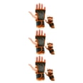 thumbnail image 4 of maskred 2pack/lot Stay Comfortable And Secure With Durable Weight Lifting Gloves Orange S 3Set, 4 of 6