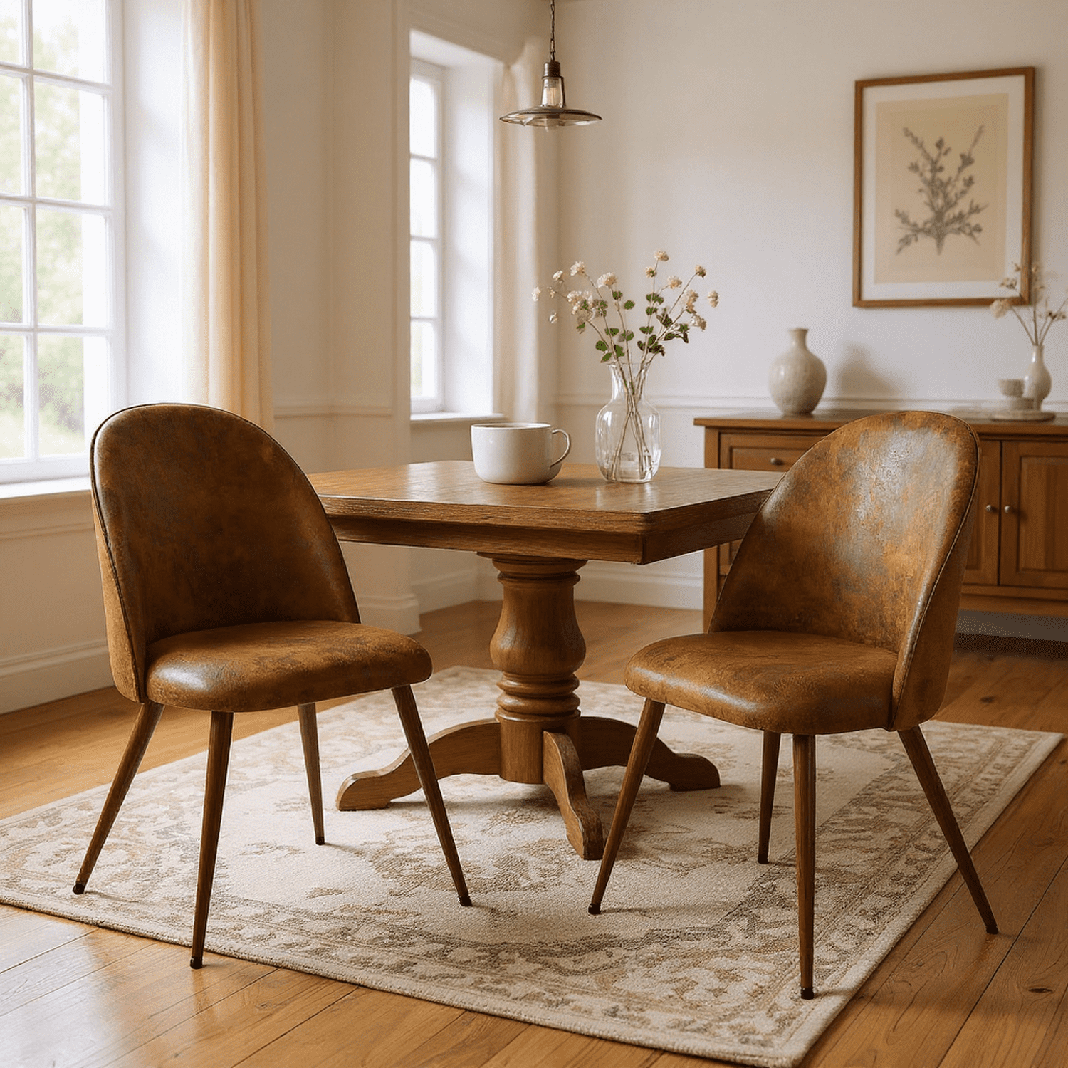 Homy Casa - Ensemble de 2 chaises rembourrées avec dossier haut et repose-pieds réglables, idéales pour les jeux, le bureau et la salle d'étude