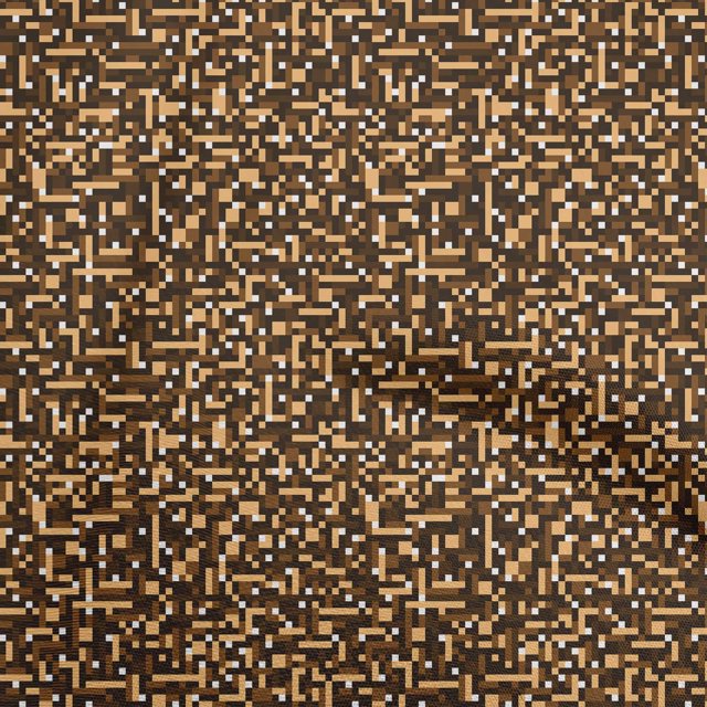 oneOone Rayon Brown Fabric Abstract Dress Material Fabric Print Fabric By The Yard 56 Inch Wide