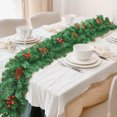 thumbnail image 3 of Festive Cane and Red Fruit Table Banner for Window Shopping Mall Home Holiday Centerpiece Decoration, 3 of 3