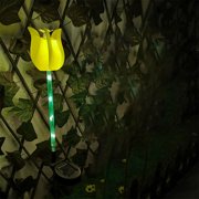 Chmadoxn Solar Lights Outdoor Solar Garden Decorative Lights, Simulated Tulips Windmill Lights , Outdoor Solar Ground Lights That Can Dance With The Wind Solar light