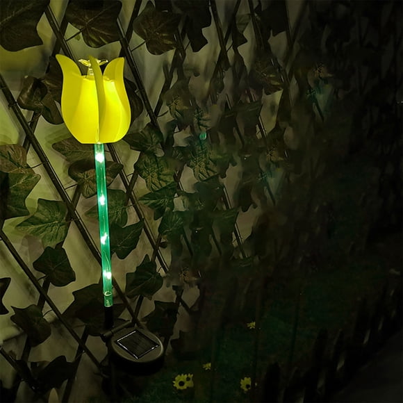 tumgatte Lumières Décoratives Solaires de Jardin, Lumières Moulin à Vent Tulipes Simulées, Lumières Solaires de Sol d'Extérieur Qui Peuvent Danser avec le Vent Liquidation