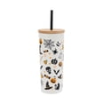 thumbnail image 1 of Way To Celebrate 27 oz White Recycled PET Sipper Tumbler, 1 of 6