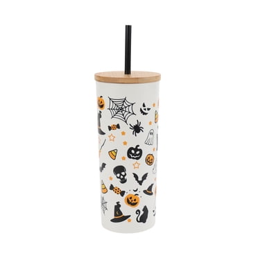 Gobelet à paille 800 ml en PET recyclé blanc – Way To Celebrate