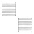 thumbnail image 4 of Transemion Portable Pet Playpen Panel Cage Fence Metal Guinea pig Wire dense black Grid 2Set, 4 of 6