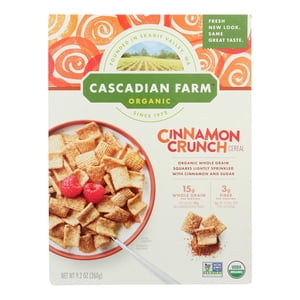 Cascadian Farm, Organic Cinnamon Crunch Cereal, 9.2 oz (260 g)