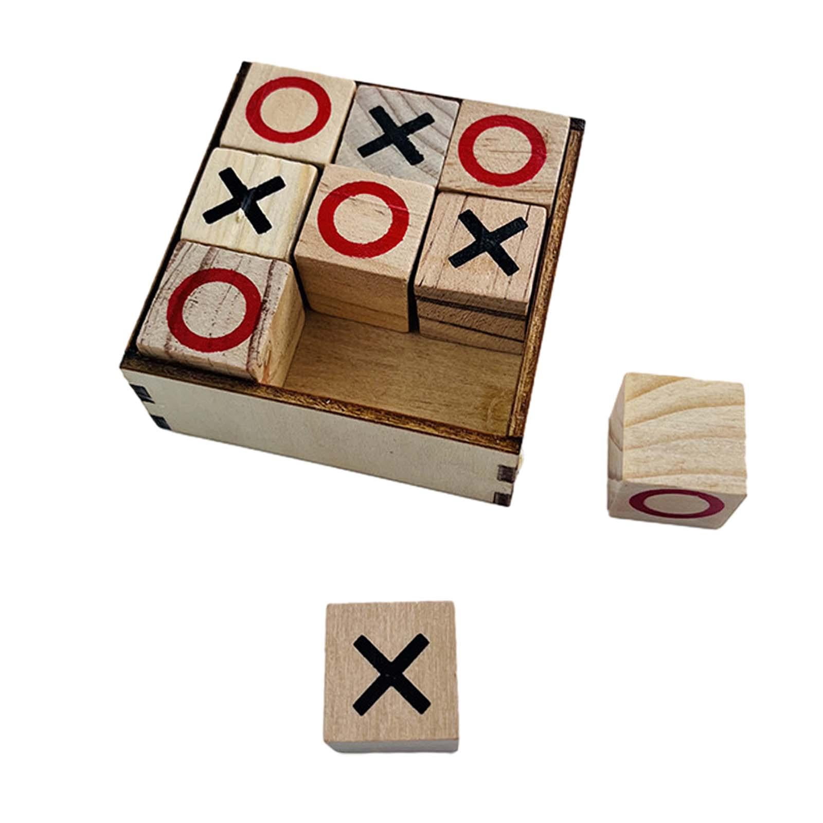 Tic TAC Toe Board Game Family Board Game Educational Toys Xoxo Chess Board Game