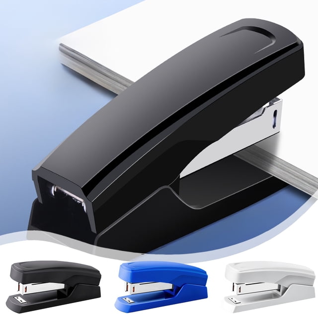 pstuiky Office Stapler Multi Functional Design Thick Book Stapler Handheld Style 25 Sheet Capacity Home Office Use