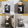 thumbnail image 4 of Birdeem Space Saving Bedside Table, Small Nightstand for Small Spaces, Compact Side Table for Bedroom and Living Room, Lightweight Rectangular End Table for Apartment, 4 of 6