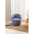 thumbnail image 1 of KOSSMAI Soft Upholstered Teddy Fabric Swivel Accent Chair For Living Room, Bedroom, Study Room, 1 of 5