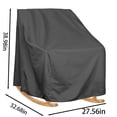 thumbnail image 2 of Dvkptbk Patio Chair Covers Rocking Chair Cover Ash-proof Garden Furniture Stool Cover Outdoor Lawn Patio Furniture Covers, 2 of 4