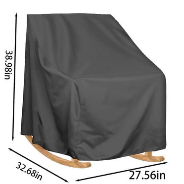 EARKITY Chair Covers, Patio Chair Covers, Outdoor Chair Cover, Patio Furniture Covers for Rocking Chair, Ash-proof Garden Furniture Stool Cover, Heavy Duty Lawn Patio Furniture Covers for Dining Chair