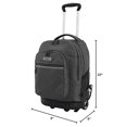 thumbnail image 2 of Travelers Club Rolling Backpack, Forged Iron, 20 Inch with Laptop Compartment, 2 of 11