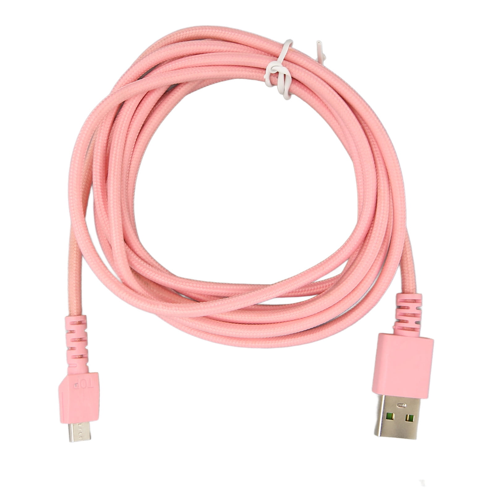 200cm / 6.6ft Gaming Mouse Charging Cable, USB Mouse Charging Cable, USB Charging Cable Weaved Design, USB Charging Cord for Gaming Mouse, Bending Life of over 20000 Times