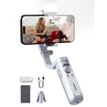 thumbnail image 2 of hohem iSteady XE Ultra-Light Foldable 3-Axis Smartphone Gimbal Stabilizer with Magnetic Fill Light (3 Color Modes, 10 Brightness Levels) - One-Button Start, 8H Battery, iSteady 7.0 Stabilization for, 2 of 6