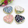 thumbnail image 2 of 4 Pcs Miroir Compact Rétro Floral Double Face Mini Miroir de Maquillage Miroir de Poche, 2 of 5
