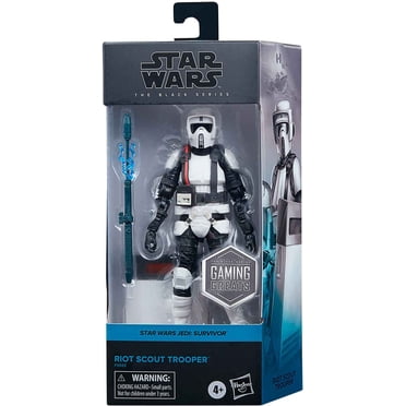 Star Wars The Black Series Gaming Greats Figurine Articulée de 6 Pouces Exclusive - Riot Scout Trooper