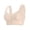 Beige, variant on ManxiVoo Front Closure Wireless Bra for Women Comfortable Soft Fabric Support Easy Wear Everyday Comfort L Size Light Blue