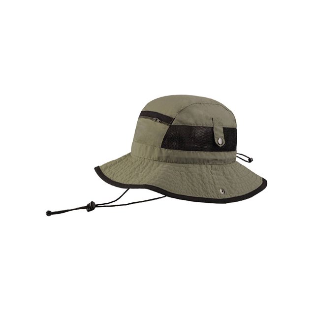 TASLON UV WATER REPELLENT BUCKET HAT - Olive Black