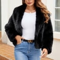 thumbnail image 4 of Tranfacy Manteaux d'Hiver pour Femmes, Manteaux en Molleton pour Femmes, Manteaux Chauds en Molleton pour Dames avec Col Rabattu pour Vêtements d'Extérieur d'Hiver Unis, 4 of 7