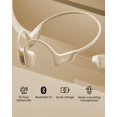 thumbnail image 4 of Shokz OpenRun Pro Premium Bone Conduction Open Ear Bluetooth Headphones for Sports (Beige), 4 of 7