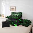 thumbnail image 4 of Erosebridal Neon Car Bedding Queen Size for Boys, Racing Car Bedding Sets Queen Size, Sports Decor, Reversible 7-Piece, 4 of 5
