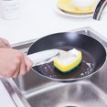 thumbnail image 2 of Daisyyozoid Distributeur de Savon Brosse Récurante pour Vaisselle Baguette Brosse Casseroles Nettoyer Cuisine, 2 of 3