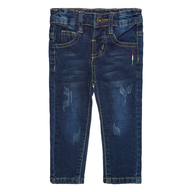 KIDSCOOL SPACE Baby Little Boys Girls Jeans,Ripped Denim Soft Slim Pants