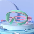 thumbnail image 1 of Kids Swimming Goggles - Large Frame HD Waterproof Eyewear - Adjustable Soft Silicone Seal & Eye Protection for Children, 1 of 8