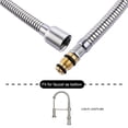 thumbnail image 2 of Pull-Down Kitchen Faucet Replacement Hose with Stainless Steel Docking - LIVINGbasics®, 2 of 6