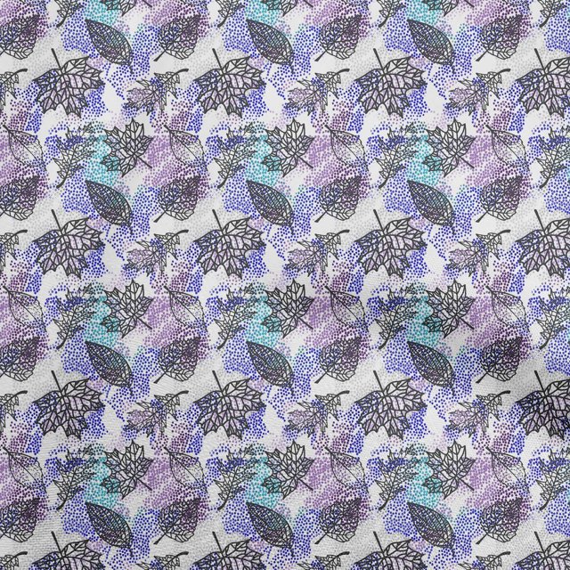 oneOone Velvet Royal Blue Fabric Autumn Craft Projects Decor Fabric Printed By The Yard 58 Inch Wide
