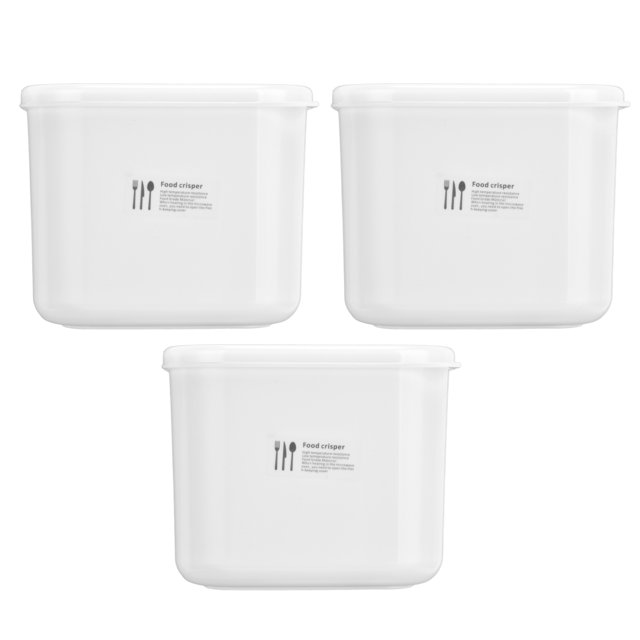 Bento Lunch Box - 3Pcs 1000ml Destinataire de Stockage Alimentaire Étanche, Bento Boîte de Rangement Alimentaire pour Réfrigérateur Micro-Ondes