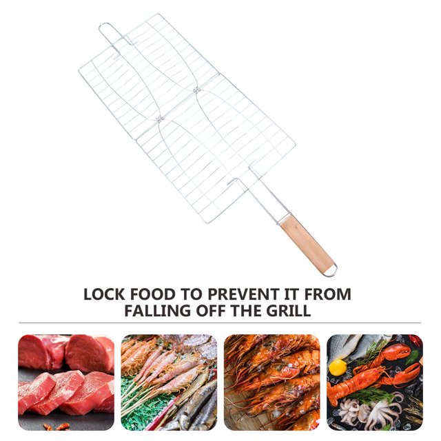 IFANLANDOR 1Pack Rectangular Barbeque Grill Rack for Outdoor Grillers 43x22 5x0 8in