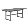 thumbnail image 3 of Table de salle à manger d’extérieur extensible - Gris cérusé, 3 of 7